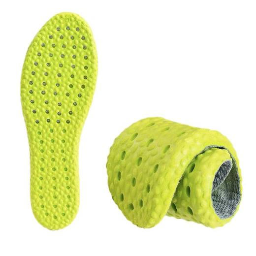 「9.9到手8双！艾草+爆米粒」鞋垫运动鞋垫夏季吸汗软底鞋垫踩屎感弹男女鞋缓震久站不累鞋垫 商品图4