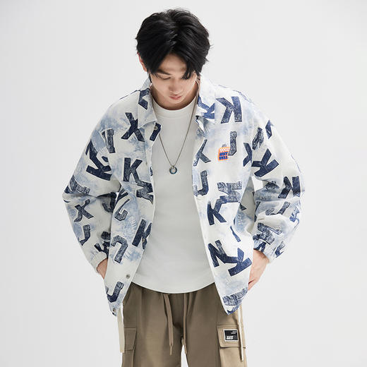 【断码清仓】HX 春秋季翻领茄克衫外套C105430016101 商品图2