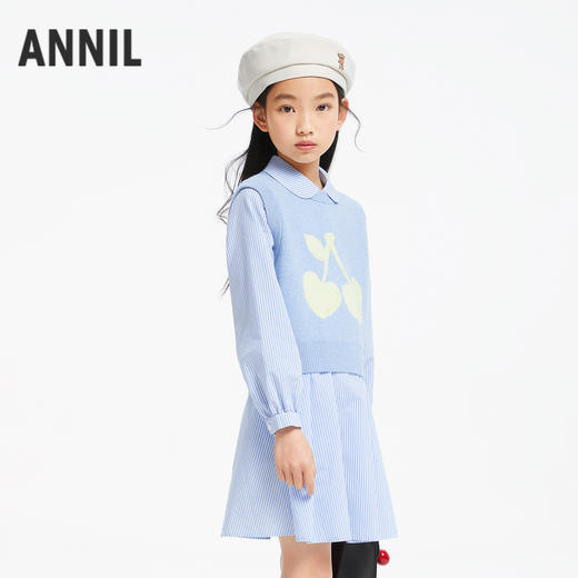 女童背心连衣裙套装新款安奈儿童装实体店同款AG433610 商品图2