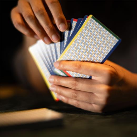 吉祥如意掼蛋扑克牌  经幡色彩金刚杵元素 好运连连 商品图1