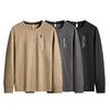 【新款DK】大依优型大码男装印花圆领卫衣长袖T恤加肥加大胖子上衣男士打底T恤休闲 商品缩略图3