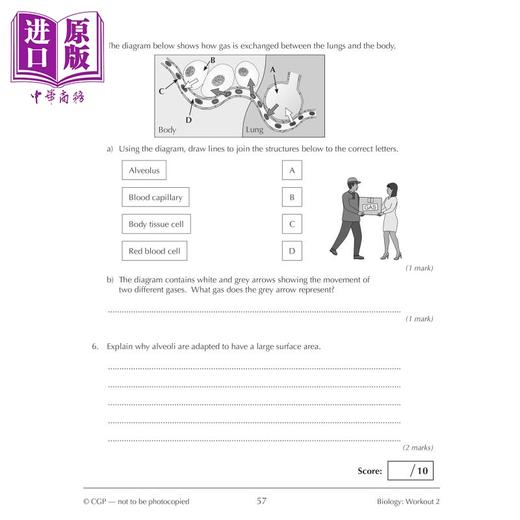 【中商原版】英国原版CGP New KS3 Year 9 Science 10-Minute Weekly Workouts (includes answers) 商品图4