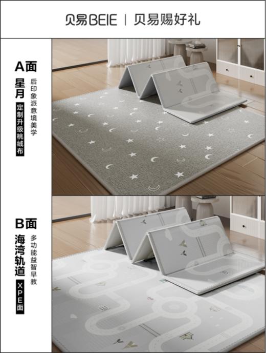 【部分规格限时6折！】折叠爬爬垫婴儿加厚家用双面xpe&布面+xpe【全新正品，图案清仓，不退换，没有运费险，介意勿拍】【如有收到退款就是发不了了，介意勿拍】 商品图5