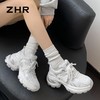 ZHR则则厚底老爹鞋女夏季薄款小个子增高显瘦网面轻便运动休闲鞋 商品缩略图8
