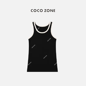 COCO ZONE 2023新款女士夏季打底百搭简约背心 23C18284
