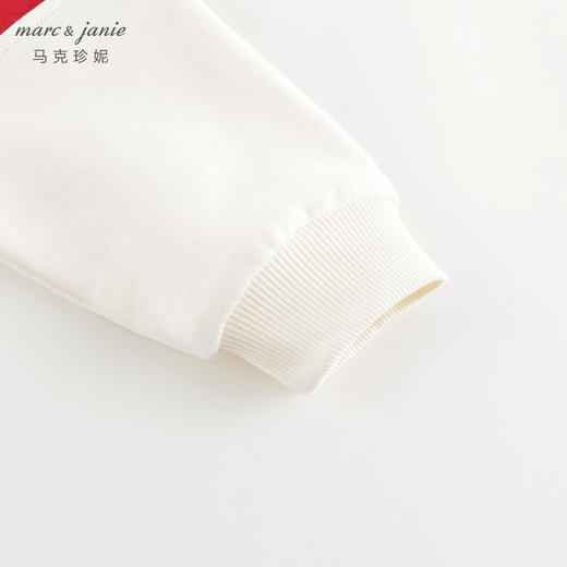 马克珍妮男童元气学院polo领卫衣儿童半开拉链上衣秋装新款240990 商品图4