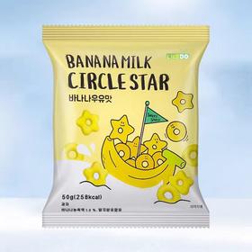 涞可香蕉牛奶味星月甜甜圈50g
