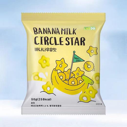 涞可香蕉牛奶味星月甜甜圈50g 商品图0