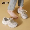 ZHR则则厚底网面透气老爹鞋女2024新款百搭运动休闲鞋增高小白鞋 商品缩略图7