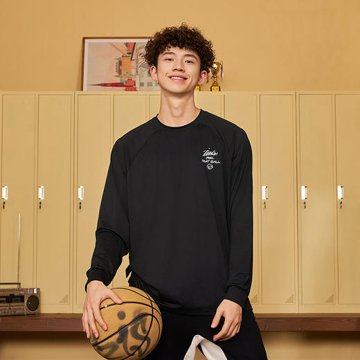 有志者UZIS 网眼速干运动长袖投篮服男夏季宽松健身跑步训练[突袭 商品图1