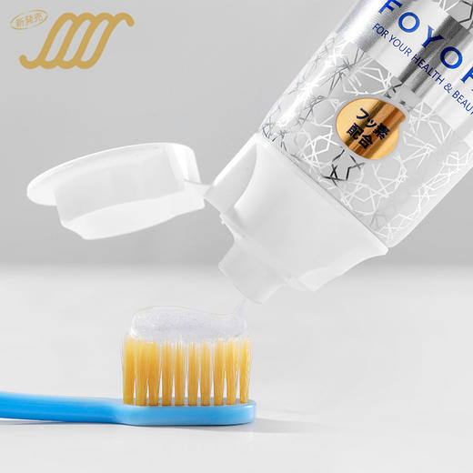 氟亚 FOYOHB 钻石牙膏 青柠薄荷味110g 商品图2