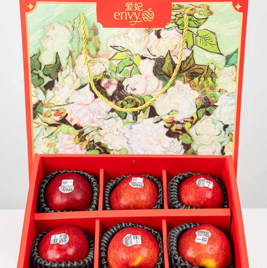 爱妃苹果，9只定制礼盒装，爱妃苹果脆爽香甜，拥有红宝石般的色泽，抗氧化。 商品图7