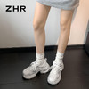 ZHR则则厚底老爹鞋女夏季薄款小个子增高显瘦网面轻便运动休闲鞋 商品缩略图9