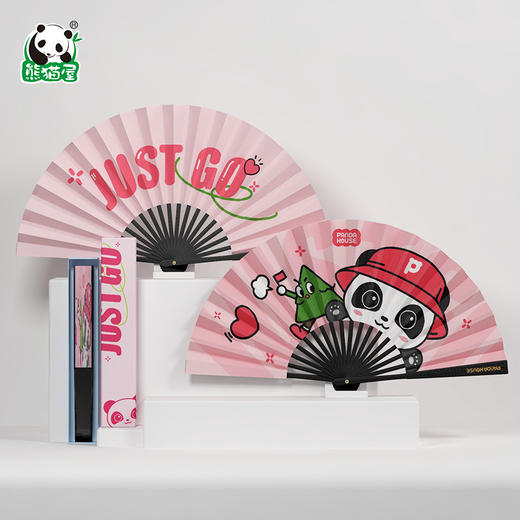 熊猫屋PANDAHOUSE Just go折扇 多款可选 商品图2