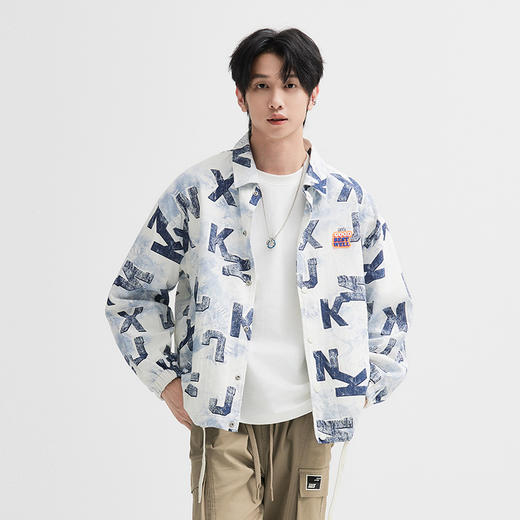 【断码清仓】HX 春秋季翻领茄克衫外套C105430016101 商品图0