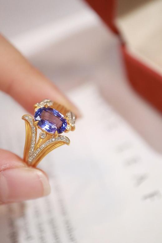 2.12ct 蓝宝石戒指 商品图4