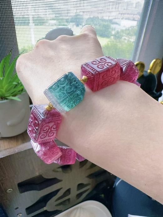 67.1g 雕刻碧玺手链 商品图8