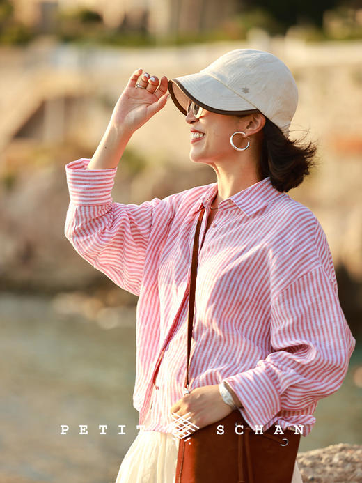 PETIT SCHAN小闪 #069 Spirited Away 千与千寻  法国进口精梳亚麻宽檐马术棒球帽 商品图1