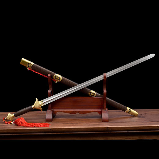 扬武太极剑 龙泉沈广隆宝剑不锈钢按身高配沈广隆太极剑标准太极剑 sgl-8012 未开刃 商品图2