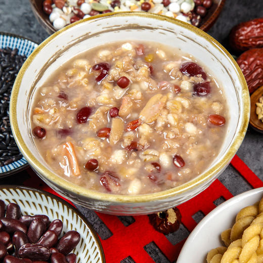 「买7送5！29.9到手整箱12袋」溢田七日粥五谷杂粮12早餐粥 75g/袋 共12袋 粮油米面 商品图2