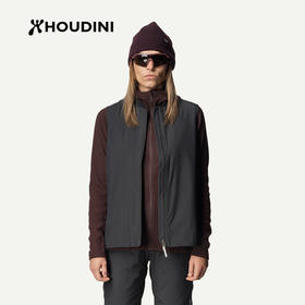 HOUDINI胡丁尼 Moonwalk Vest 太空步 女款户外休闲马甲830033