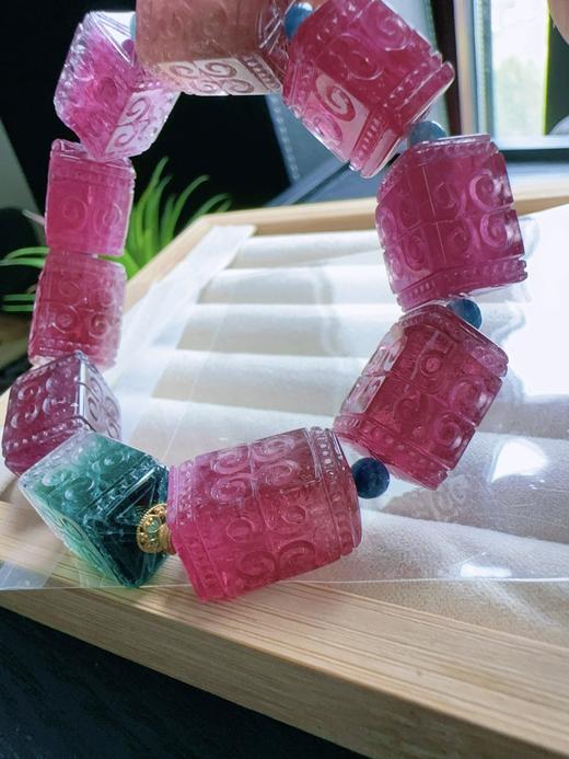 67.1g 雕刻碧玺手链 商品图1