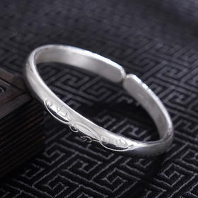 【芳香满溢】子佩集S999银手工手镯原创设计【55071102】2407