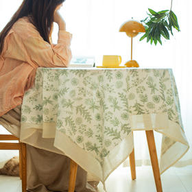 花漾雅韵系列圆桌布轻奢田园高级感家用复古高档台布