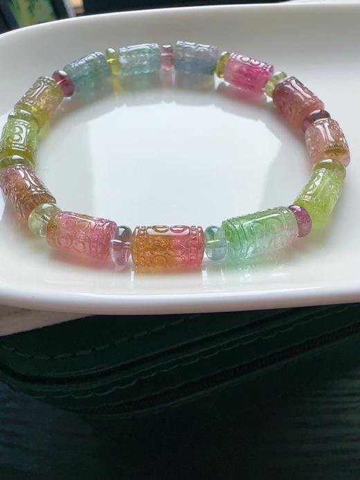 19.32g 雕刻碧玺手链 商品图4