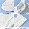 ZHR则则厚底网纱透气跑步鞋女2024夏季新款增高软底运动休闲鞋女 商品缩略图5