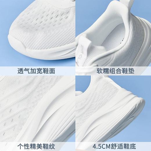 ZHR则则厚底网纱透气跑步鞋女2024夏季新款增高软底运动休闲鞋女 商品图5