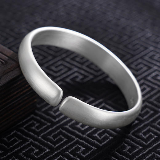 【花伴福音】子佩集S999银手工手镯原创设计【55071224】2407 商品图4