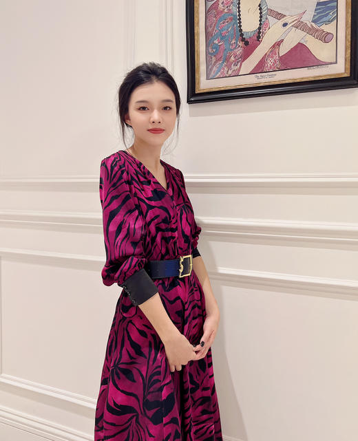 魏紫色连衣裙HJ3S50 商品图1