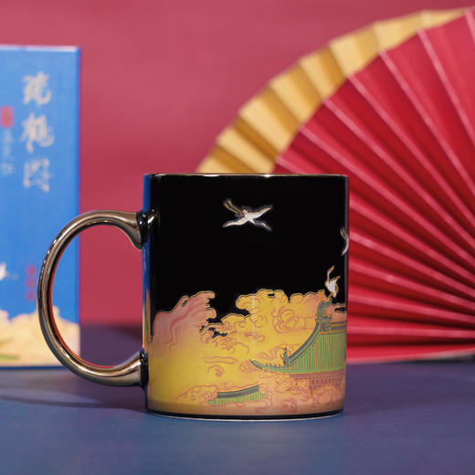 《瑞鹤图》感温变色杯 中国景德镇御器研究院出品 “当代督陶官”阳士琦大师监制（4-806） 商品图10