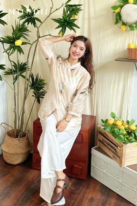 适合早秋过渡的新中式衬衫