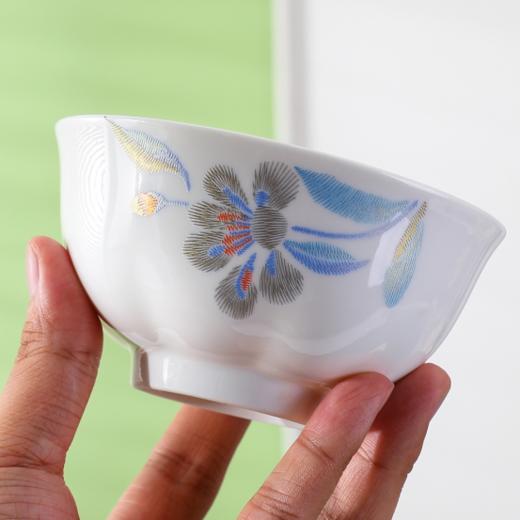 🔔🔔【国风低骨瓷陶瓷16件套礼盒餐具套装】✅礼盒装16件套低骨瓷礼品餐具，送人自用皆相宜！！！ ✅高温花卉工艺，安全卫生，💥不含任何重金属！！！ 商品图4