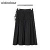 oldcolour秋季新款高腰绑带褶皱抽绳设计感半身裙女GP31063008 商品缩略图0