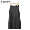 oldcolour黑色百褶裙秋季新款气质高腰显瘦百搭半身裙GO31063885 商品缩略图0