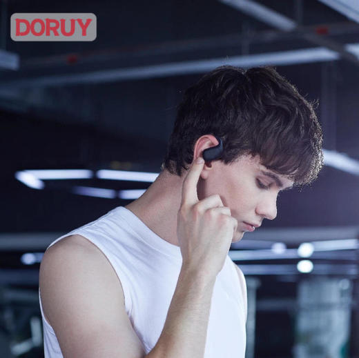 DORUY不入耳运动耳机 | 空气传导 定向传音 续航时间长 轻巧舒适 健身/跑步/瑜伽/开车/办公 苹果安卓通用 商品图1
