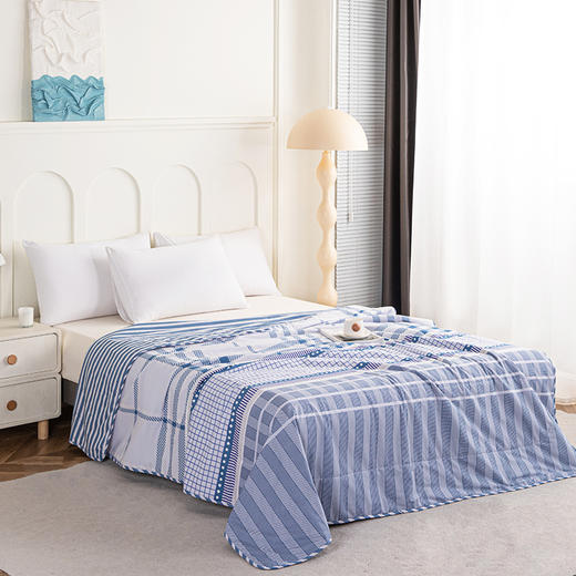 多喜爱 全棉空调被夏薄被 微风记忆/洛维德/清筱/春野花信/微醺时光 商品图4