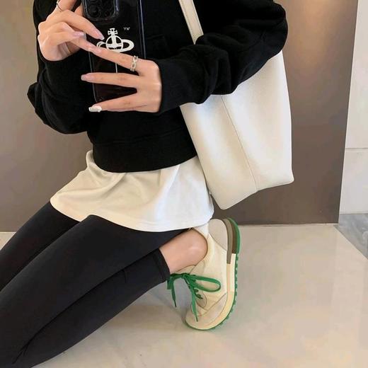 【包邮发顺丰】62250 洛诗琳新款撞色耐看超轻便百搭阿甘拼色运动鞋TKK0082 商品图5