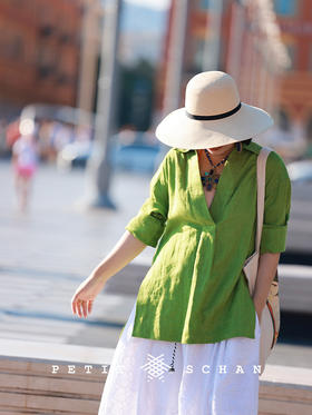 植人日记 法式镂空刺绣纯棉松紧腰白色半身裙