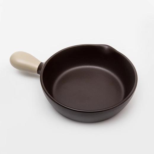 日本陶器万古烧料理土锅小煎锅万古烧圆形煎烤盘（可明火） 商品图2