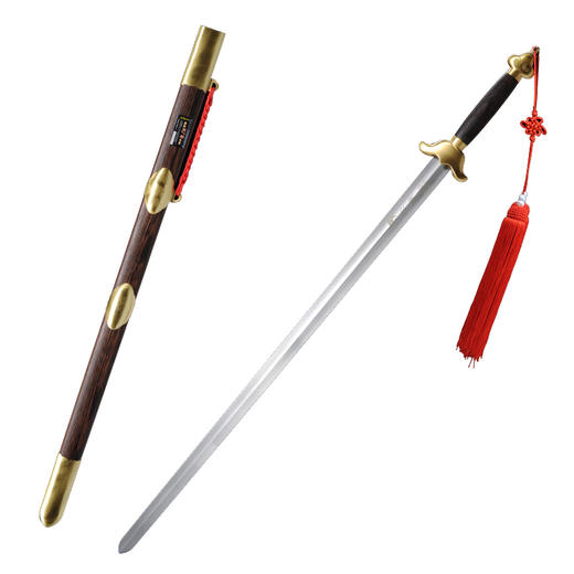 手工纯铜太极剑沈广隆剑铺龙泉沈广隆宝剑标准太极剑包邮 sgl-8015 未开刃 商品图6