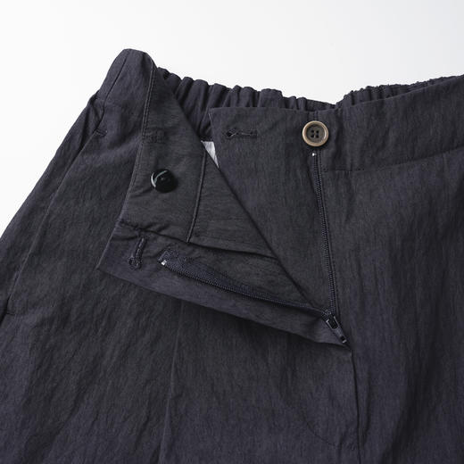 ROMI STUDIO“盈动之蓝”肌理感洗水挺阔直筒休闲裤421K8033 商品图2