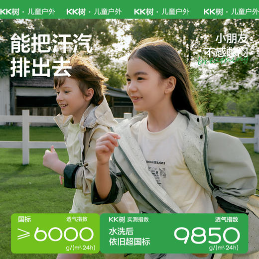 KK树儿童雨衣男童女童小学生雨披男孩女孩幼儿园上学专用2024新款 商品图2