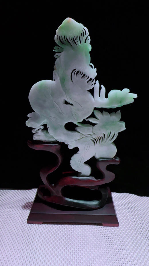 620096翡翠摆件【神龙护主】 商品图4