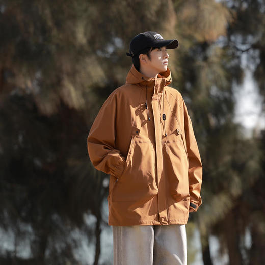 senlinjeepsd秋季情侣冲锋衣 | 防水防污防风 立体版型 透气不闷热 舒适百搭 男女同款 商品图9