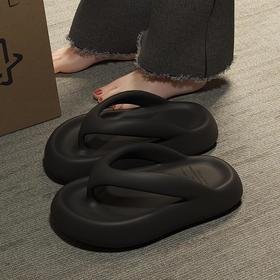 【 穿出大长腿，凉拖界的新宠儿】踩屎感人字拖鞋女款2025新款，凹陷鞋床护趾行走，显瘦适合各种脚型，时尚网红ins厚底防滑沙滩拖鞋女外穿QQ