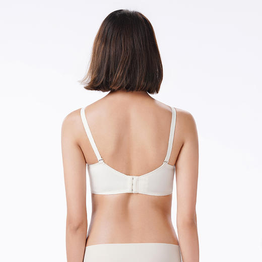 都市丽人内衣自然舒适常规文胸蕾丝薄文胸3/4杯三排扣无钢圈LBT2T7 商品图3